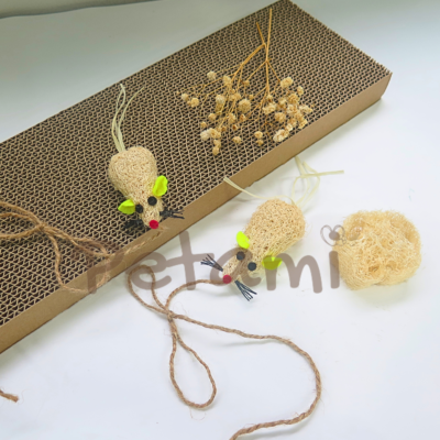 Chuột xơ mướp đồ chơi cho thú cưng