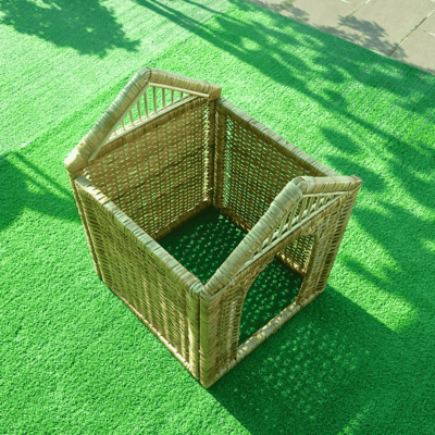 Chuồng mây tre đan gấp gọn