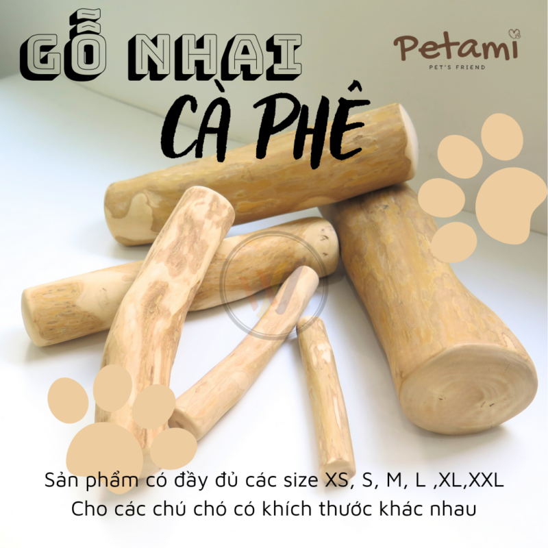 Gỗ nhai cà phê dành cho thú cưng
